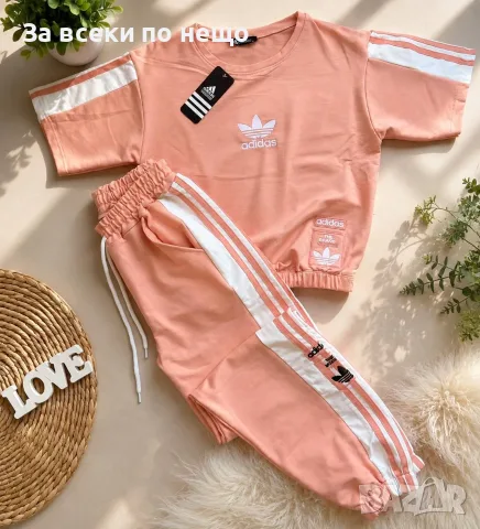 Adidas Дамски Спортен Комплект🔝Дамски Спортен Екип Адидас - Различни Цветове Код PAO-3, снимка 2 - Спортни екипи - 55991155