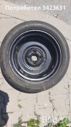 Резервна гума патерица VW 15 цола, снимка 4 - Гуми и джанти - 52348720