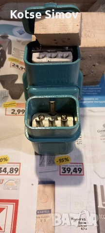 Щепсел+контакт/комплект/Алуминиев корпус 16А. 380 V., снимка 2 - Други машини и части - 53304540