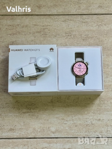 КАТО НОВ! Huawei Watch GT 5 41mm White Learher