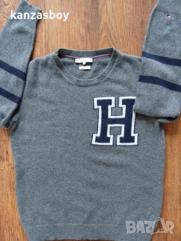 Tommy Hilfiger wool women's jumper - дамски вълнен пуловер р-р М, снимка 3 - Блузи с дълъг ръкав и пуловери - 53574526