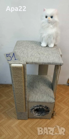 НОВИ КОТЕШКИ КАТЕРУШКИ С КЪЩИЧКА – 80 см ОБЛЕН , снимка 7 - За котки - 52552891
