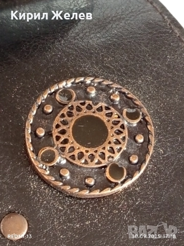 Дамски кожен колан с голяма красива катарама тока стилен дизайн 26578, снимка 4 - Колани - 51894036