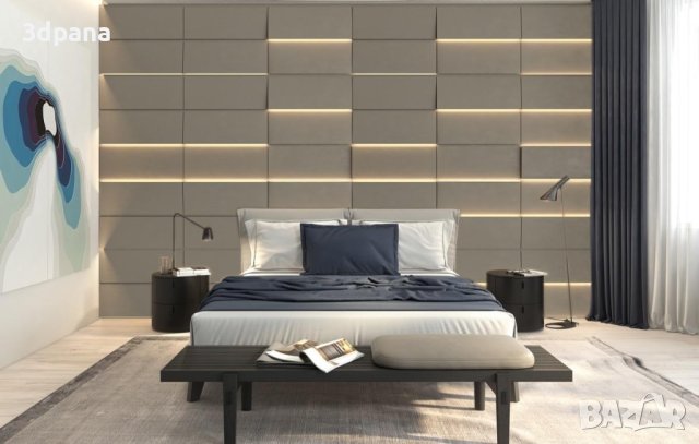 	3Д LED ПАНЕЛИ, декоративни облицовки за стени, облицовъчен камък, 0073