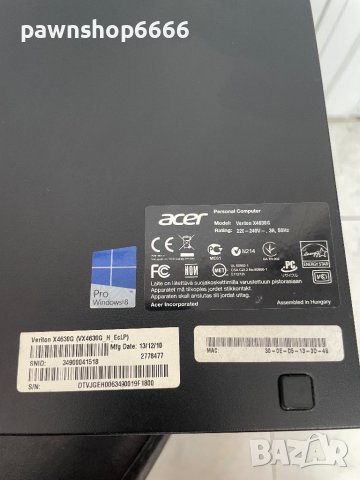 НАСТОЛЕН КОМПЮТЪР ACER VERITON X4630G, снимка 7 - Работни компютри - 41732174