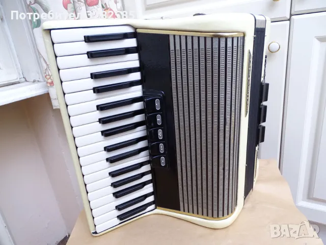 Акордеон Велтмайстер Гигантили 80 баса, снимка 2 - Акордеони - 48589813