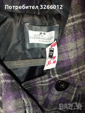 Зимно палто с яка, снимка 3 - Палта, манта - 50978609