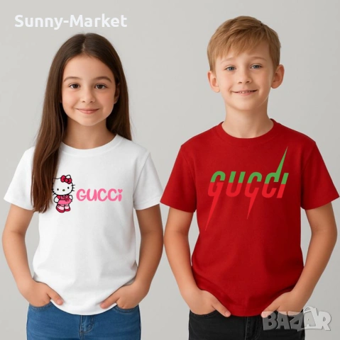 GUCCI Детски тениски и блузи от 1год до 16 год реплика, снимка 7 - Детски тениски и потници - 53720554
