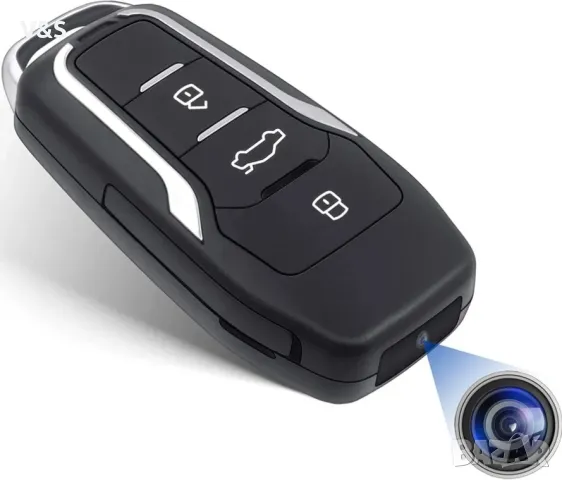  скрита камера, 64GB мини камера, камера за автомобилен ключ с детекция на движен, снимка 2 - Камери - 47845440