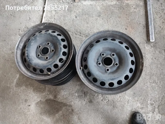 4 броя жлезни джанти 15 цола 5х112