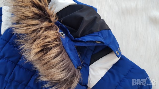 Бебешко зимно яке с пух на качулката 0-3 месеца, снимка 7 - Бебешки якета и елеци - 42392105