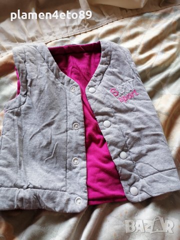 Грейка /жилетка 80-86 см , снимка 5 - Жилетки и елечета за бебе - 38795686