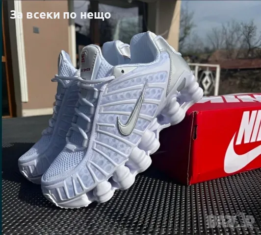 Nike shox tl white Мъжки Маратонки👟Мъжки Спортни Обувки Код VAL-60, снимка 3 - Маратонки - 56132529