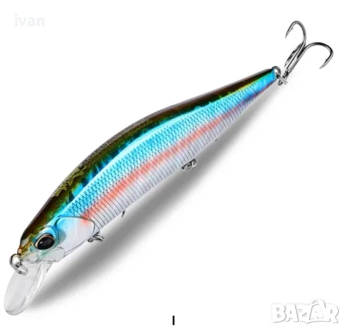 намаление 3 броя 3d воблери Bearking 110sp., 11 см., 17 грама, плуващи, снимка 3 - Такъми - 50411404