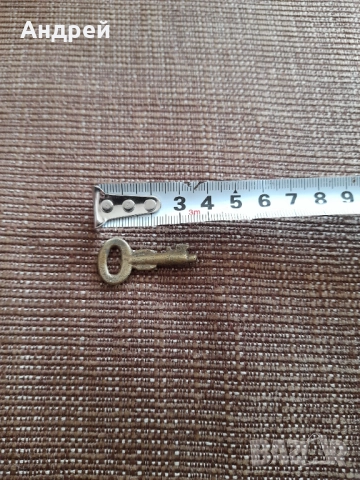 Стар метален ключ #22, снимка 2 - Колекции - 52630269