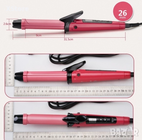 Многофункционална 2 в 1 маша и преса за коса TV821, снимка 5 - Преси за коса - 52508103