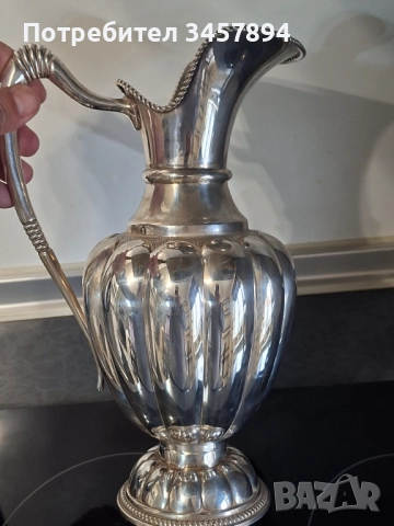 Испанска сребърна кана, снимка 2 - Антикварни и старинни предмети - 52811021