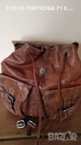 Раница от естествена кожа, снимка 5 - Раници - 52434934