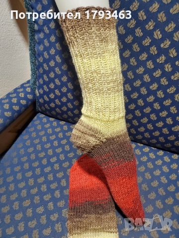 Ръчно плетени дамски чорапи, размер 38