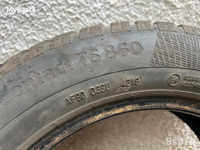 Зимни гуми Continental 2 броя 185/60R15, снимка 5 - Гуми и джанти - 52437041