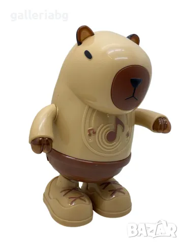 Танцуваща капибара с музика и светлини – интерактивна играчка на батерии, снимка 4 - Музикални играчки - 49115912