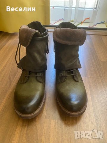 Боти естествена кожа Orange Label, снимка 5 - Дамски боти - 51062899