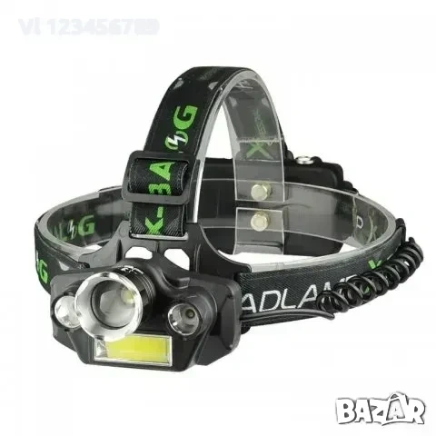 Челник X-Balog BL-T44 С XM-L2 T6 и 2 броя Q5 и COB LED диоди, снимка 2 - Къмпинг осветление - 53869991