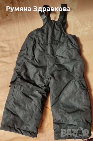 Зимен черен гащеризон размер 1 година, снимка 2 - Бебешки гащеризони - 34241590