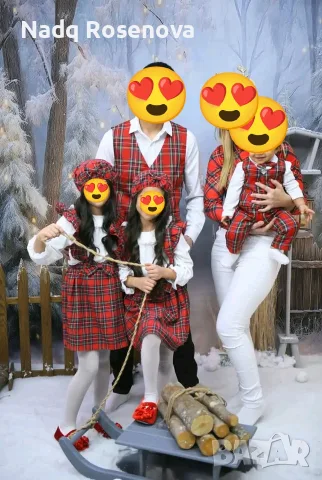 Семейни комплекти за коледна фото сесия 