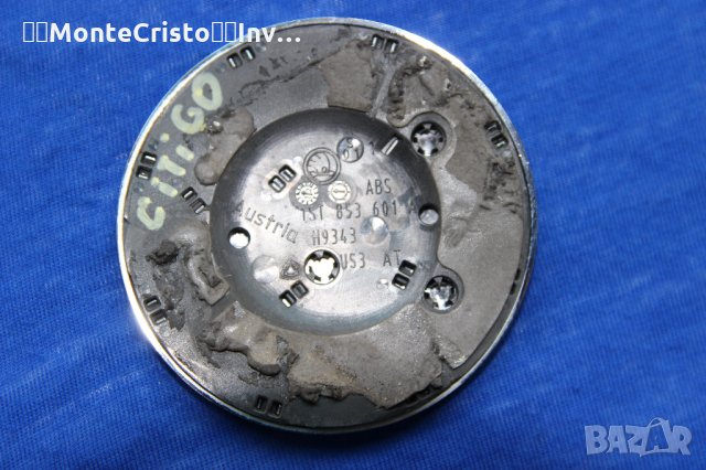 Предна емблема Skoda Citigo (2012-2017г.) емблема преден капак / 1ST 853 601 A / 1ST853601A, снимка 3 - Аксесоари и консумативи - 34330232