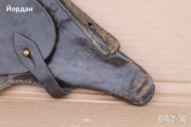 Стар кожен кобур за ''Luger P-08''(люгер), снимка 4 - Антикварни и старинни предмети - 51811337