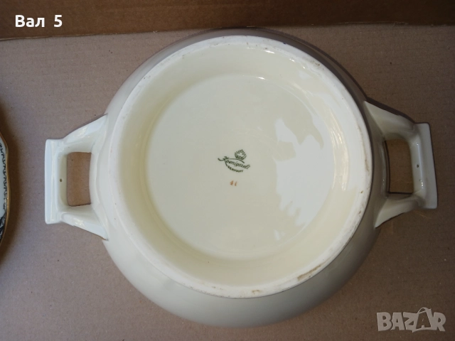 Много красив стар порцеланов супник Koenigszelt - Германия, снимка 7 - Антикварни и старинни предмети - 51709312