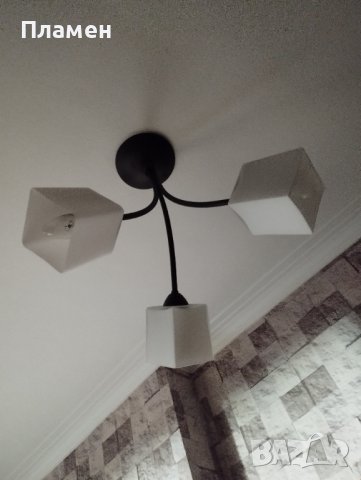 Таванна лампа 3-ка, снимка 2 - Лампи за таван - 42571150