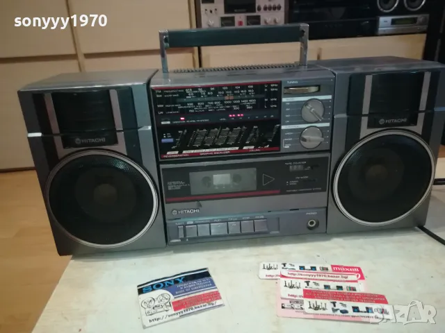 HITACHI TRK-9015E 1201251631, снимка 4 - Радиокасетофони, транзистори - 48652760