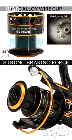 намаление риболовна макара Ghotda dc2000 13 лагера , снимка 6 - Макари - 53419189