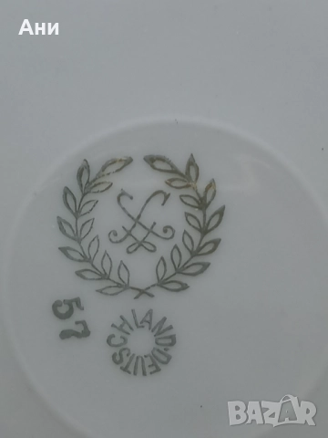 Декоративна порцеланова чиния, снимка 4 - Декорация за дома - 51469012