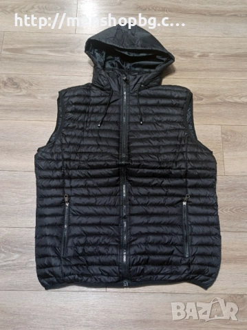 Големи размери елек - черен