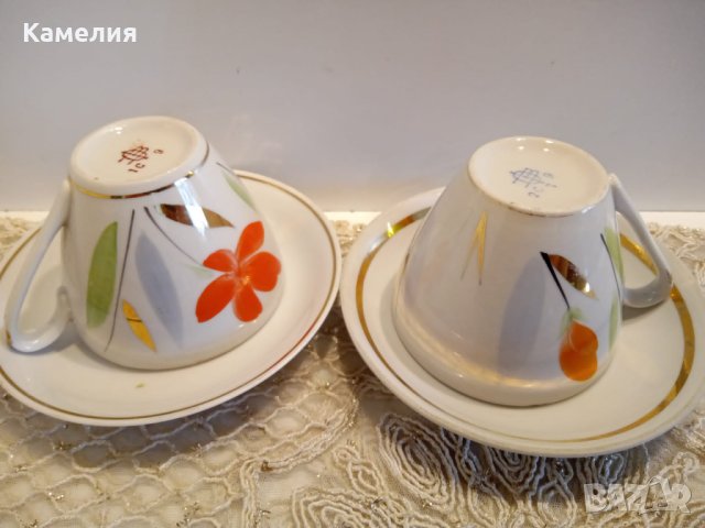 Руски порцелан , снимка 3 - Чаши - 42124861