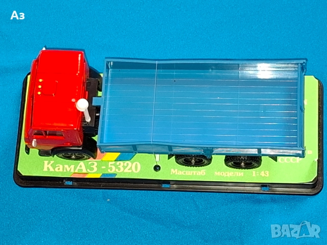 Руски съветски соц модел КАМАЗ 5320 в мащаб 1:43 СССР Made in USSR, снимка 6 - Колекции - 51955332