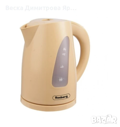 Електрическа кана Rosberg, 2200W, 1.7л., 2 ГОДИНИ ГАРАНЦИЯ, снимка 9 - Кани - 50554375