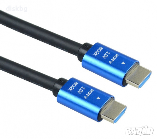 Нов 4K кабел HDMI M/M, V2.0, cable 1,5 метра - видео кабели, снимка 3 - Кабели и адаптери - 29789946
