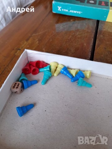 Стара детска игра Не се сърди човече #6, снимка 5 - Антикварни и старинни предмети - 41877163