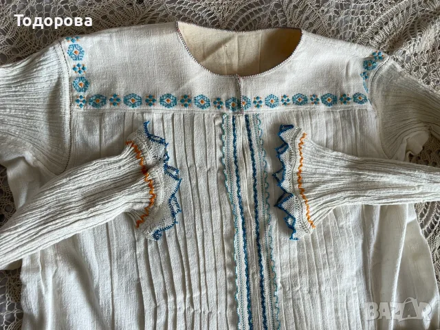 Автентична риза от народна носия, снимка 6 - Антикварни и старинни предмети - 55969522
