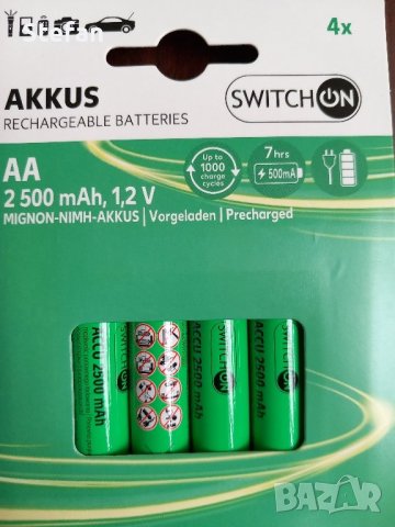 Акумулаторни батерии - АА - 2500 mAh