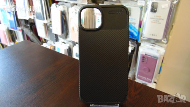 Apple iPhone 15 Plus Carbon Fiber силиконов Калъф / Кейс, снимка 2 - Калъфи, кейсове - 44196098