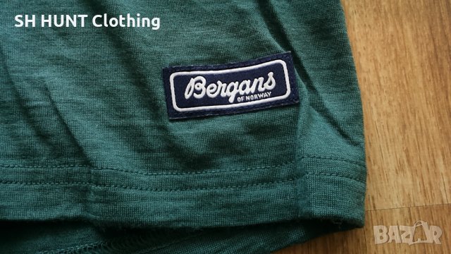 Bergans of NORWAY LYSEBU WOOL HENLEY 70% Merino Wool 30% Lyocell размер XL Термо блуза - 173, снимка 6 - Блузи - 39581454