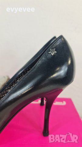 Естествена кожа дамски обувки на ток FORNARINA, снимка 10 - Дамски елегантни обувки - 40920515