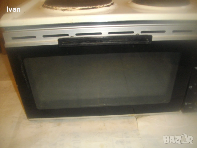 Българска малка комбинирана ел. готварска печка 3310W от Соца НРБ 1987г. ТЕРМА 30 ИКОНОМИК, снимка 6 - Печки, фурни - 53419694