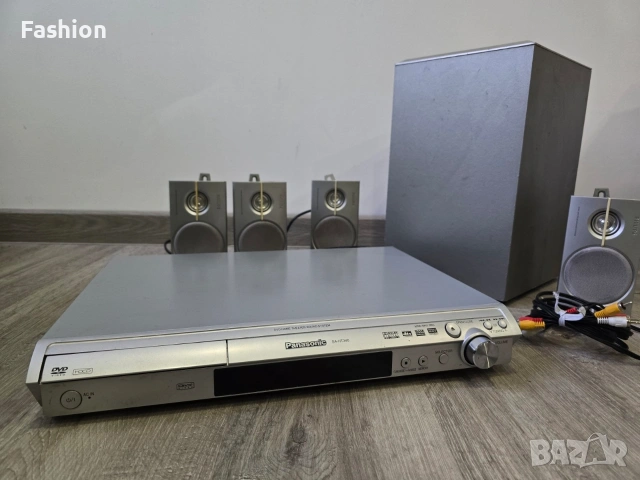 Аудио система. DVD е Panasonic. Колонките и буфера PHILIPS, снимка 3 - Аудиосистеми - 53412705