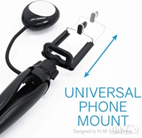 Трипод с лед осветление за смартфон , снимка 16 - Селфи стикове, аксесоари - 40801024